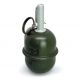 PYROSOFT 12x Pyro-5M Airsoft Hand Grenade (Chalk) - Green