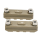 2" Plastic Key Rail System For M-LOK System ( 2pcs/pack) - Dark Earth