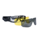 STRIKE Safety Goggles EP-01, 3 Lenses - Black