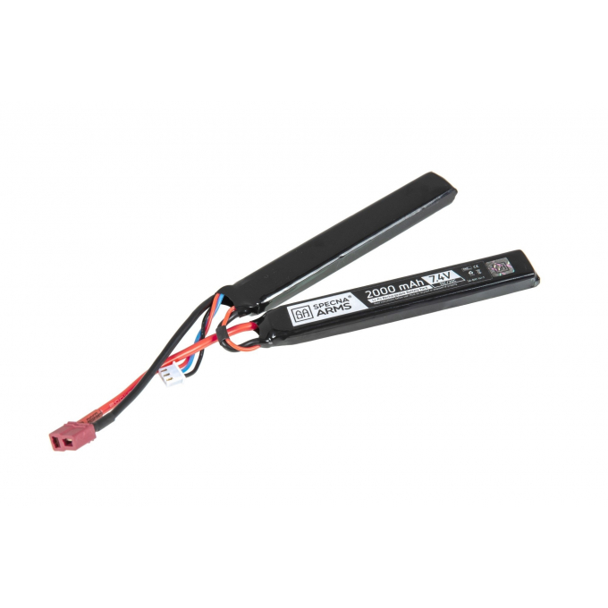 Li-Pol batéria SA 7,4V 2000mAh, 15/30C - Nunchuck (dvojdielna)