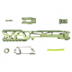 CNC Horní set těla pro AAP01 CTM FUKU-2 SKELETON - Army Zelená/stříbrná