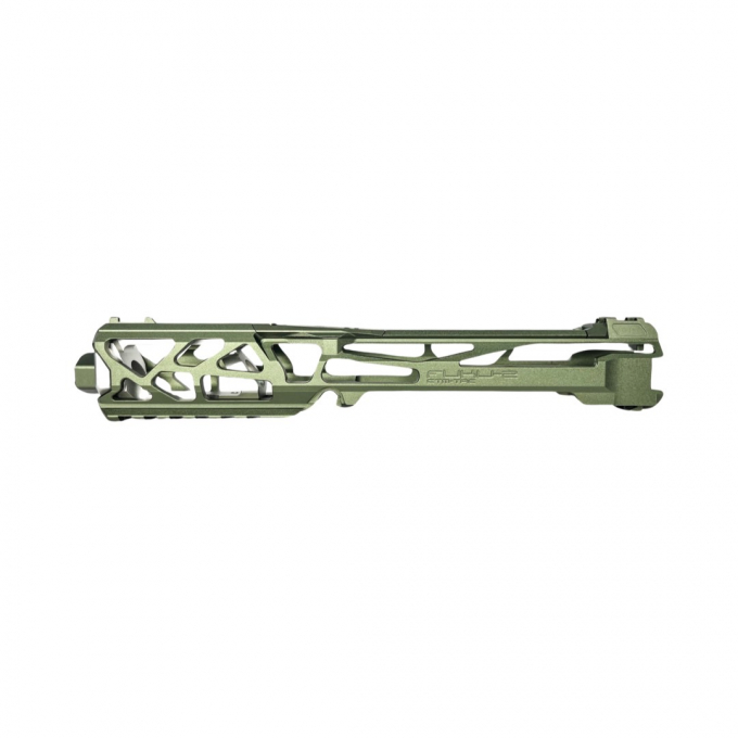 CTM FUKU-2 Skeleton CNC Upper Set for AAP-01 - Army Green / Silver