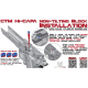CTM CNC aluminum slide Flatline Split slide TM Hi-capa 5.1 - Red