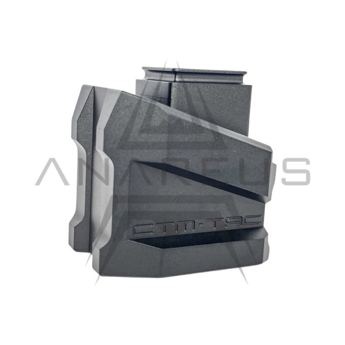 Zvětšená hliníková patka zásobníku AAP-01/C / G-series - černá