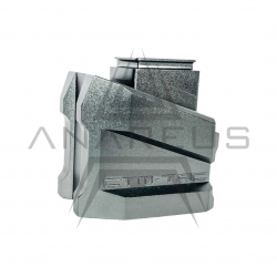 CTM zväčšená hliníková pätka zásobníka AAP-01/C a Glock - Sivá