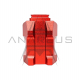 Zvětšená hliníková patka zásobníku AAP-01/C / G-series - červená