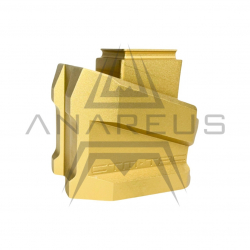 Zvětšená hliníková patka zásobníku AAP-01/C / G-series - zlatá
