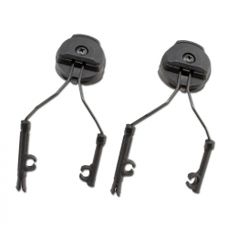 Rail adapter set na helmu pro headset Peltor - černý