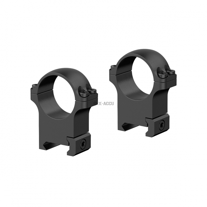 VO 30mm Steel Mounting Rings, Medium - Black