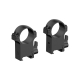 VO 30mm oceľové QD montážne krúžky, vysoké - Čierna