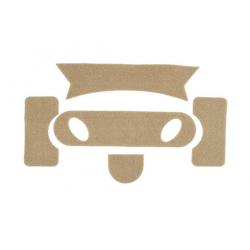 Suchý zip/velcro PJ typ pro helmu - pískový