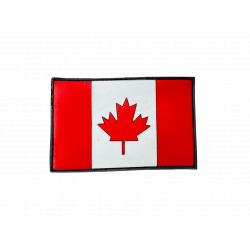 Patch PVC 3D gumový - vlajka Kanada - BAREVNÁ