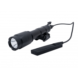 STRIKE WL1080 Tactical Flashlight with RIS Mount, 1080 lm - Black