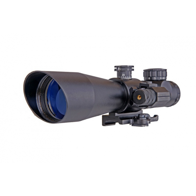 3-9x42 E tactical scope with RED laser