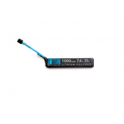 Li-Pol baterie Titan 7,4V 1000mAh, 25C - Stick (buffer)