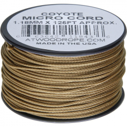 Micro Cord nylon 1,18mm (38m)  - Coyote