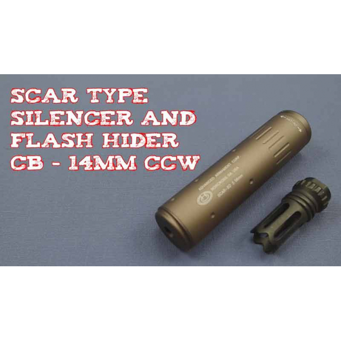 ACC Silencer112 x 37 mm w/flashhider (DE)