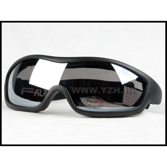 Brýle ochranné FA02 s gumičkou - tmavé sklo