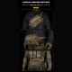 WoSporT ledvinkový MOLLE adaptér, velký (6 řad) – MC