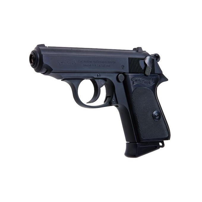 Maruzen Walther PPK/S black plastic blowback gas gun