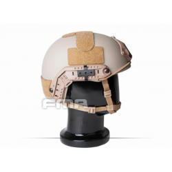 Aramidová balistická helma - FAST MICH s RAILEM, písková (M/L)