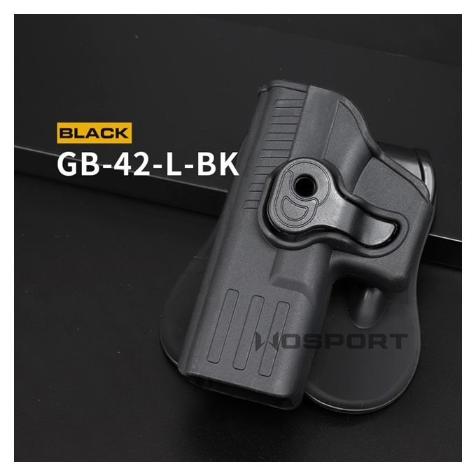 WST Belt Holster Glock, Left Hand - Black