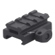 VO 0.5" Picatinny Riser Rail Mount (1.27 cm), Short - Black