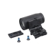 VO prizmatická predsádka PARAGON 3x18 MICRO Magnifier - Čierna