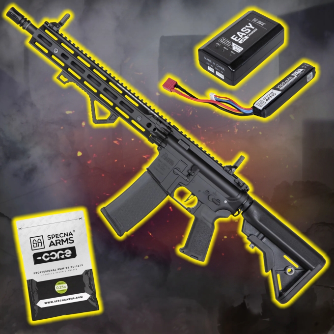 Value Pack SA Daniel Defense® MK18 RIII EDGE™ HAL ETU™ - Black