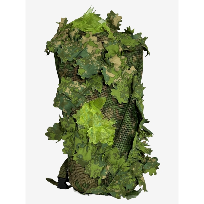 KMCS maskovací poťah na batoh s 3D listami (S) – Next-Gen Green