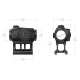 VO SCRAPPER 1x22 SOLAR MTR Red Dot Sight - Black