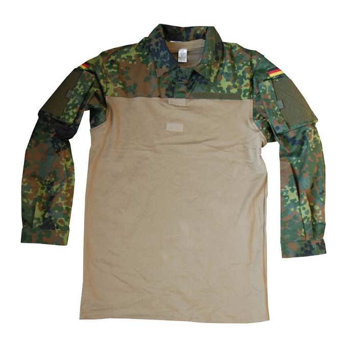 LEO KÖHLER combatshirt, flecktarn, size S (42/44)