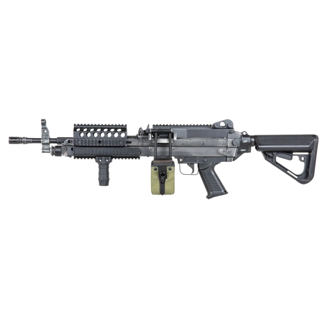 A&K MK46 MOD 0 Airsoft Machine Gun - Battleworn Black