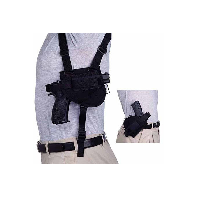 Shoulder holster horizontal combinate with JRZ for pistol Pi. SIG P 226/228, HK-USP, Beretta 92, GLOCK 17/19