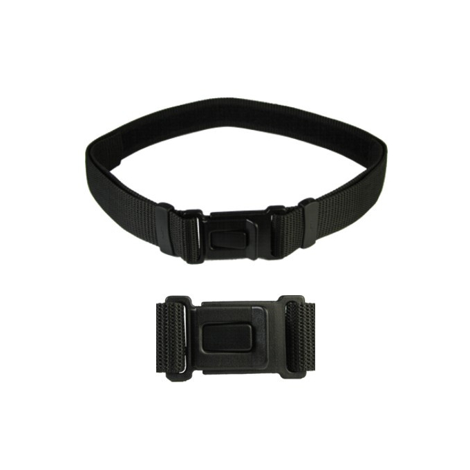 Simple trouser belt Harness, 4cm, black, size S