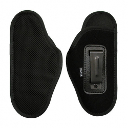 Belt inner pouch for carrying concealed weapons with a steel buckle
