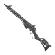 G&G LevAR 15" Gas Non-Blowback Airsoft Rifle - Black