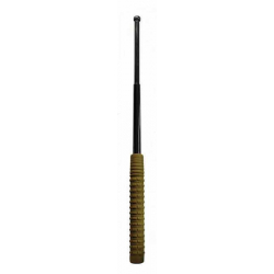 Hardened expandable baton 21″ / 530 + plastic holder - TAN