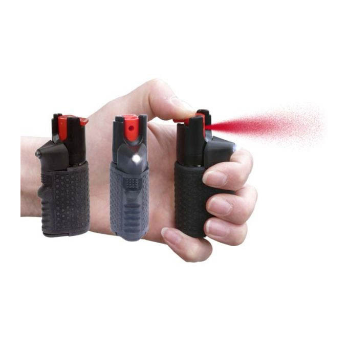 ESP HURRICANE FLASHLIGHT Pepper Spray, 15 ml - Black