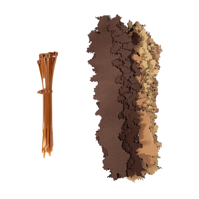 Anareus SilkLeaf camouflage leaves - 3D Stripe (25 pcs)