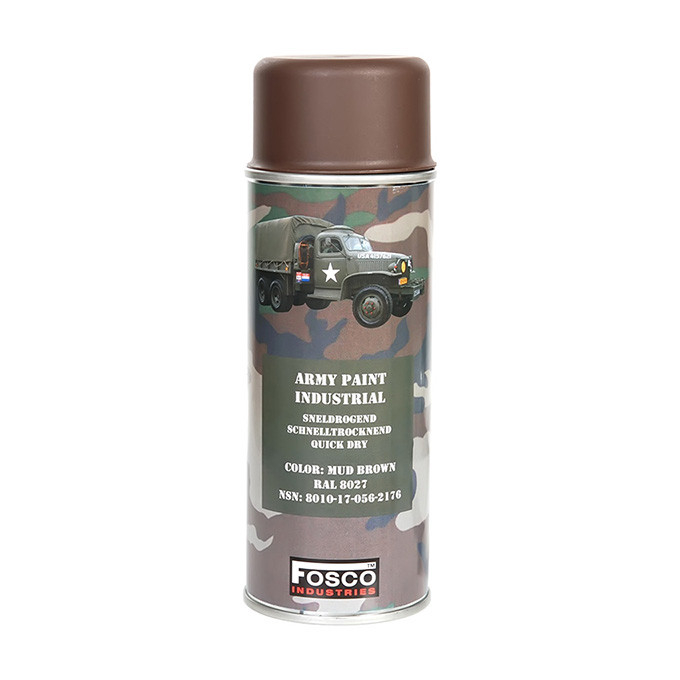 ARMY camouflage paint spray 400 ml BROWN
