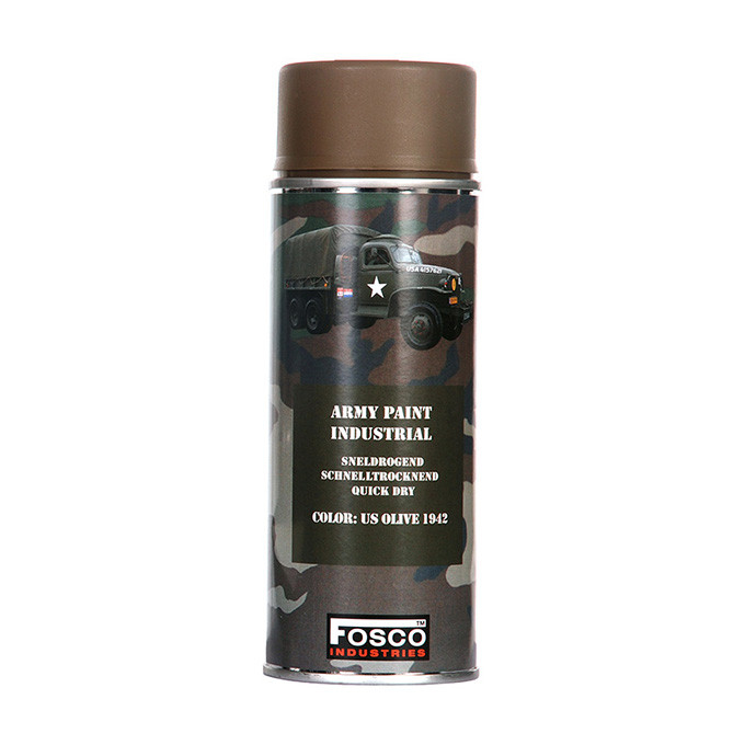 ARMY camouflage paint spray 400 ml U.S. OLIVE 1942