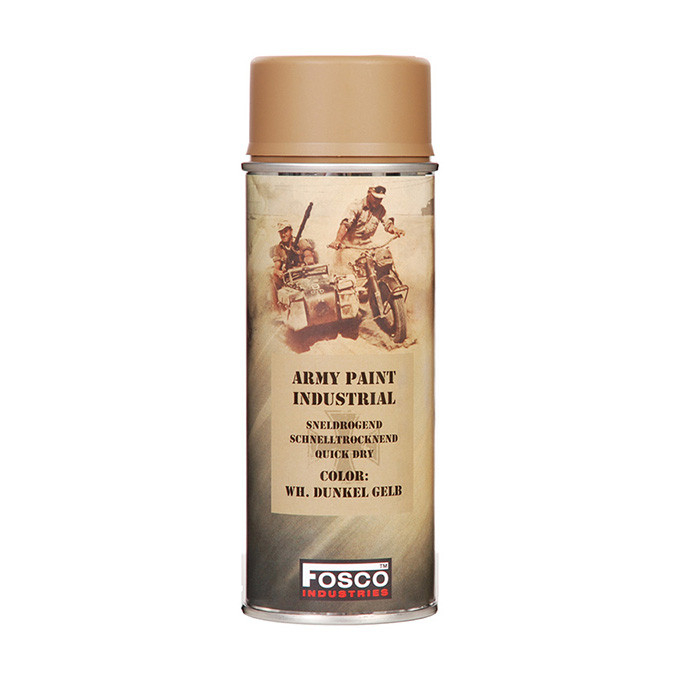 ARMY camouflage paint spray 400 ml WH dark yellow RAL 7028