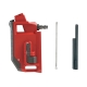 CTM AAP-01 / G-Series 90° HPA Adapter for AEG M4 Mag - Red / Black