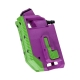CTM AAP-01 / G-Series 90° HPA Adapter for AEG M4 Mag - Violet / Green