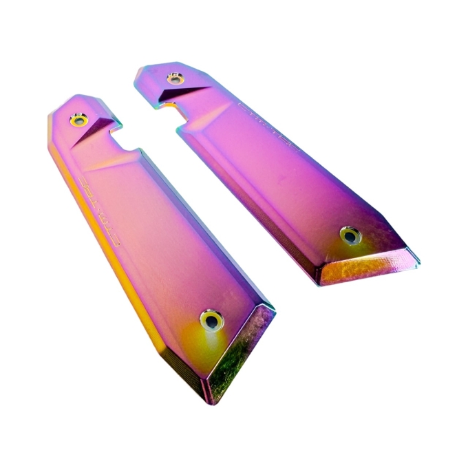 CTM AAP-01 FUKU-2 Frame CNC Aero Side Panel, Type B - Electroplated Chameleon