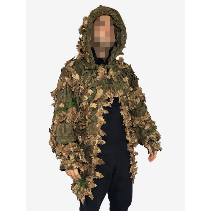 KMCS maskovací plášť s kapucňou Cloak - Next-Gen Brown