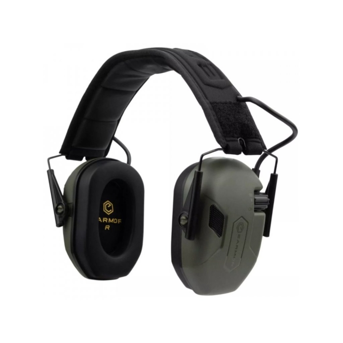 EARMOR elektronické střelecké chrániče sluchu M300A - Zelená (Foliage Green)