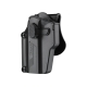 AMOMAX Universal Pistol Holster Per-Fit™, Left Hand - Black