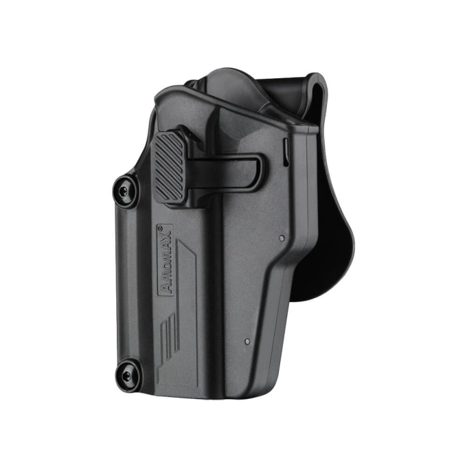 AMOMAX Universal Pistol Holster Per-Fit™, Left Hand - Black